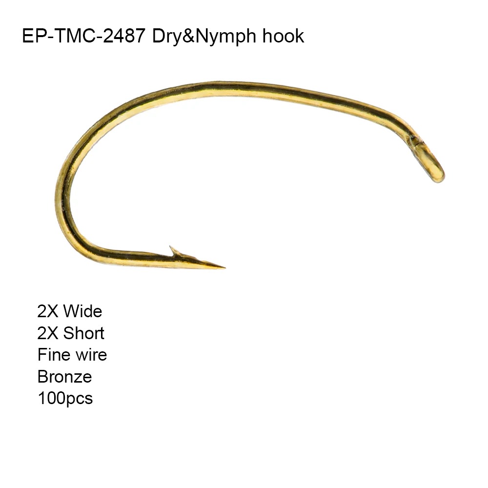 Eupheng 100 piezas EP-TMC2487  - Fishing Hook Barbless reseña y precio