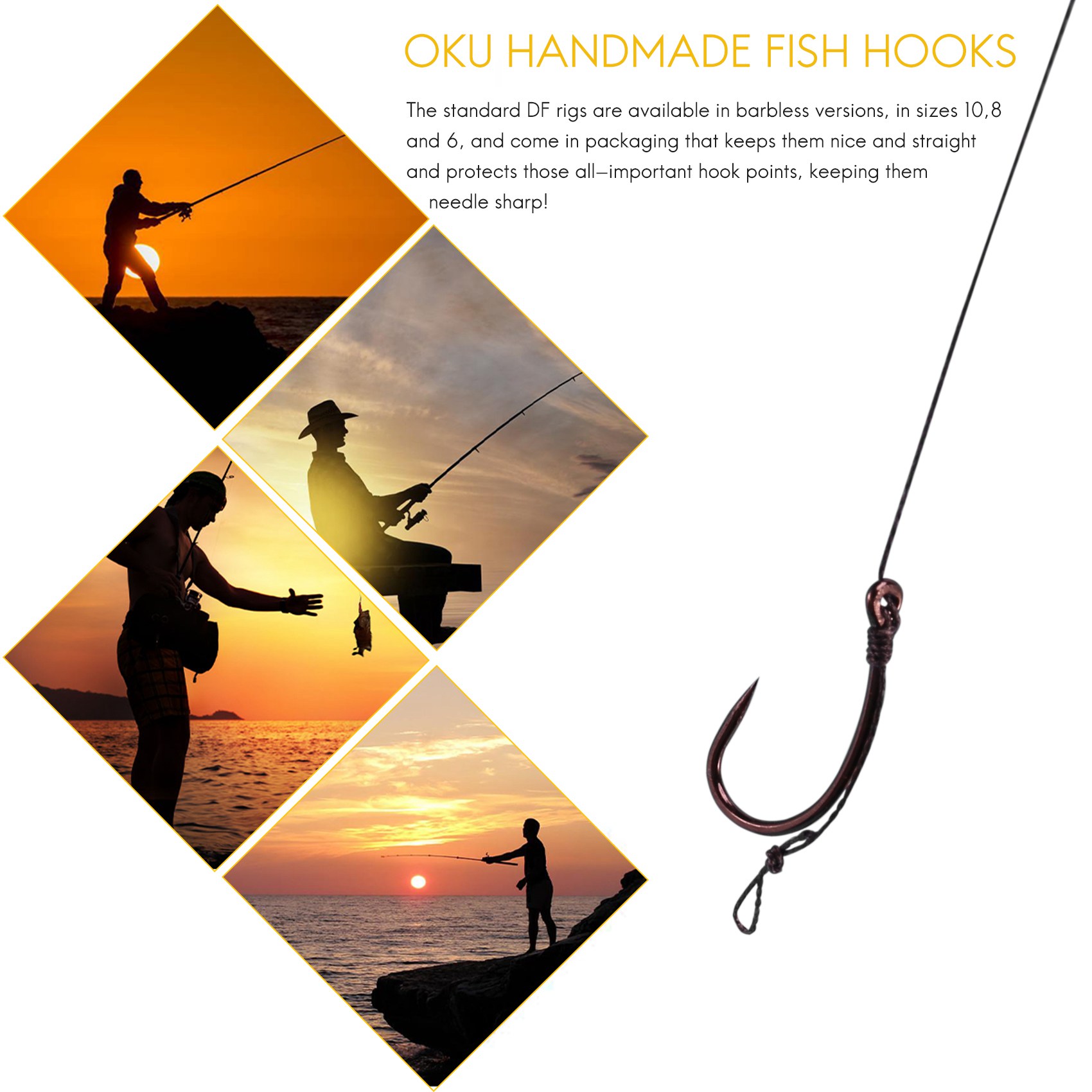 Dropship-6 X aparejos para el  - Fishing Hook Barbless reseña y precio