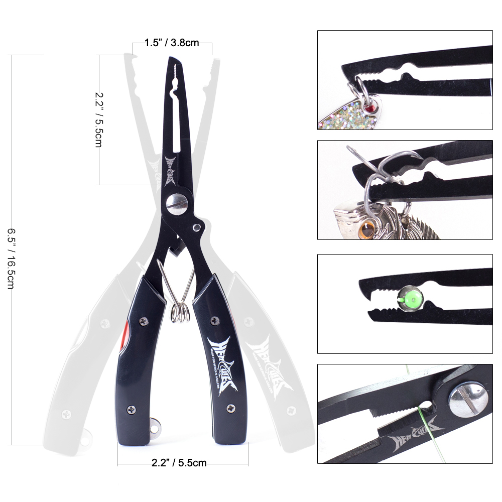 Alicates de Pesca HERCULES con - Fishing Hook Sharpener reseña y precio