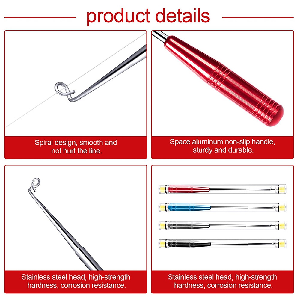【NUEVO B63C】 Juego de 4 Herram - Fishing Hook Remover reseña y precio